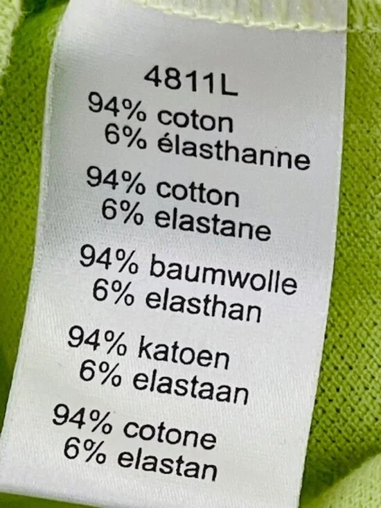 Lacoste Preppy Women's Feminine Fitted Polo Shirt Key Lime Green 44 - Picture 5 of 8